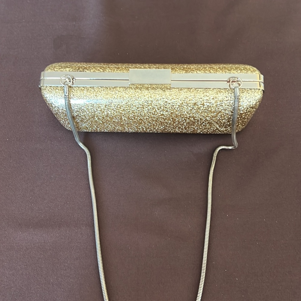 Reiss Gold Clutch - Picture 2 of 5